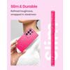 Glitter Case for Samsung Galaxy S25 Ultra S24 Plus S23 Fe A55 5G A15 Cute Sparkly Bright Color Phone Cover Women Girls Shiny Bling Accessories Pink
