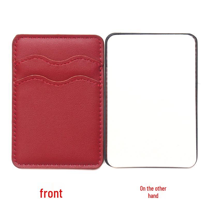 Thin Mobile Phone Card Holder: Holds 2 Cards, Adhesive Back, Business Card Case, Custom Logo Printing