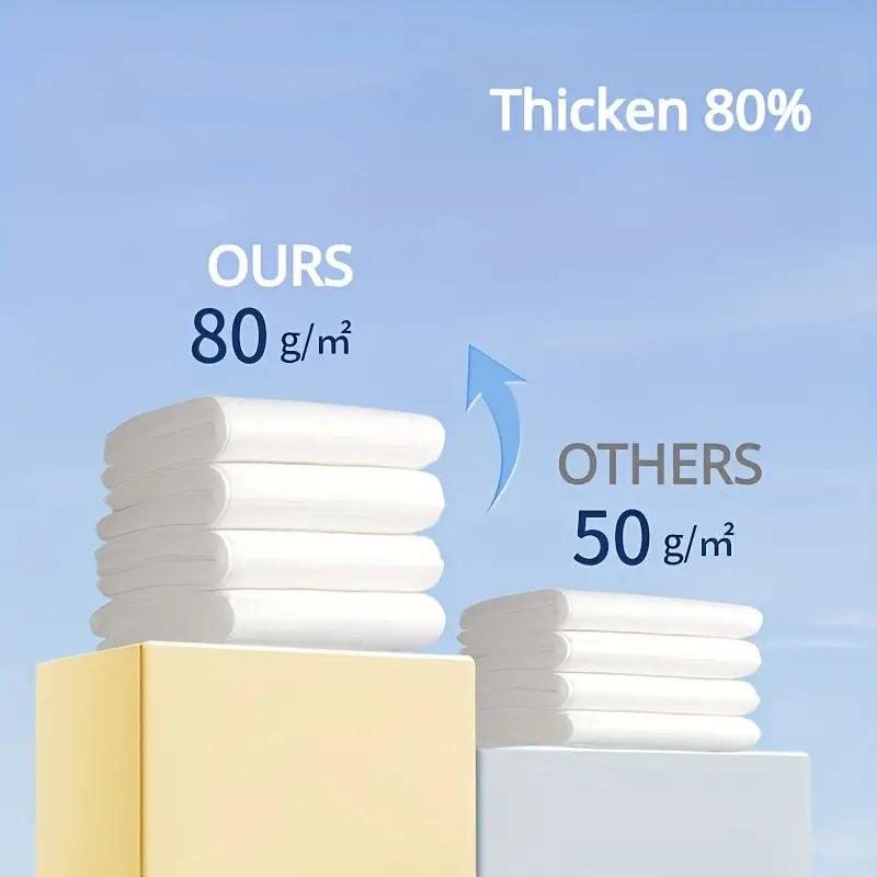 Disposable Cotton Bath Towels Bulk Pack, Extra Thick Travel Towels with Individual Wrapping for Hotel Gym & Camping - 30x60cm To 70x140cm