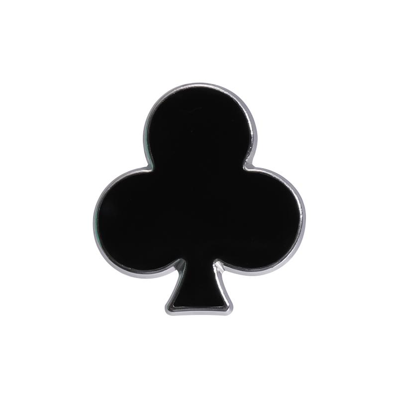Playing Cards Enamel Pins Custom Poker King Queen Spade Heart Club Brooches Lapel Badges Punk Jewelry Gift for Kids Friends