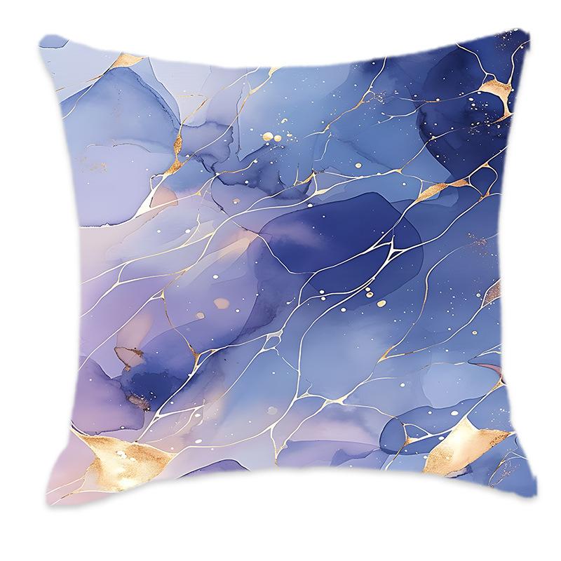 New Dreamy Gold, Pink, Blue and Purple Gradient Color Pillow Back Home Bedroom Bedside Sofa Cushion