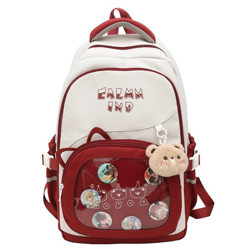 Large Capacity Schoolbag Women's Backpack Middle School Student Backpack