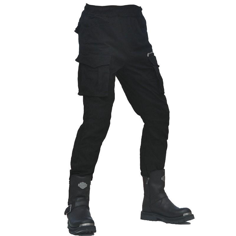 Motorrad-Reithosen für Herren mit CE-Level-Schutzpolstern Taktische Cargo-Hosen mit mehreren Taschen Bikerhosen für den Außenbereich