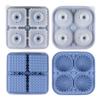 2 Pack Creative Geometric Ice Cubes Molds Silicone Ice Ball Tray For Cocktails Whiskey Nonstick Kitchenwares