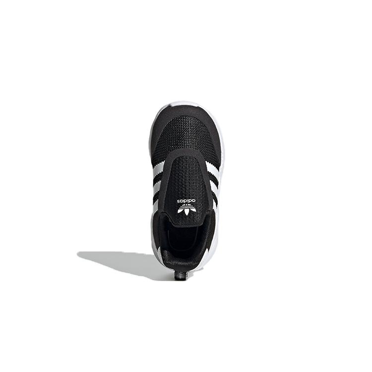 Adidas Originals ZX 360 Cushioning Abrasion Resistant Breathable Low top Toddler Shoes Black White Infant And Toddler FX4941