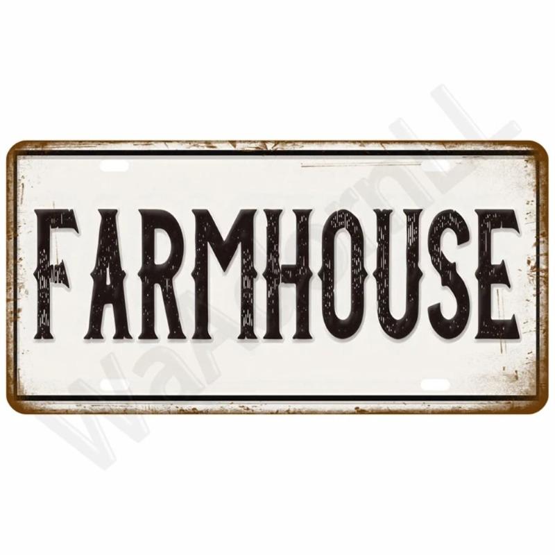 Металлическая настенная арт-постер, Ретро жестяная табличка 15x30см