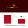 Card Cards with Envelopes Stickers Christmas Greeting Card Blessing Merry Christmas Bronzing