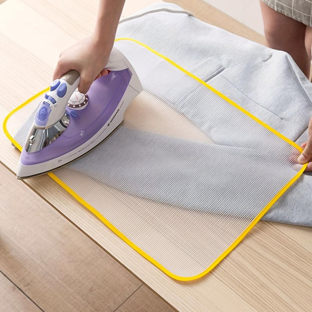 1pc Random Protective Ironing Cloth High Temperature Board Press Mesh Insulation Pad Guard Protection Clothing Home Accessories