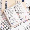 365 Dni Etykiety z Datą Naklejki dla Zwierząt - Wodoodporne Naklejki Wycinane do Planera Dziennika Scrapbookingu Dekoracja Ręcznego Konta DIY
