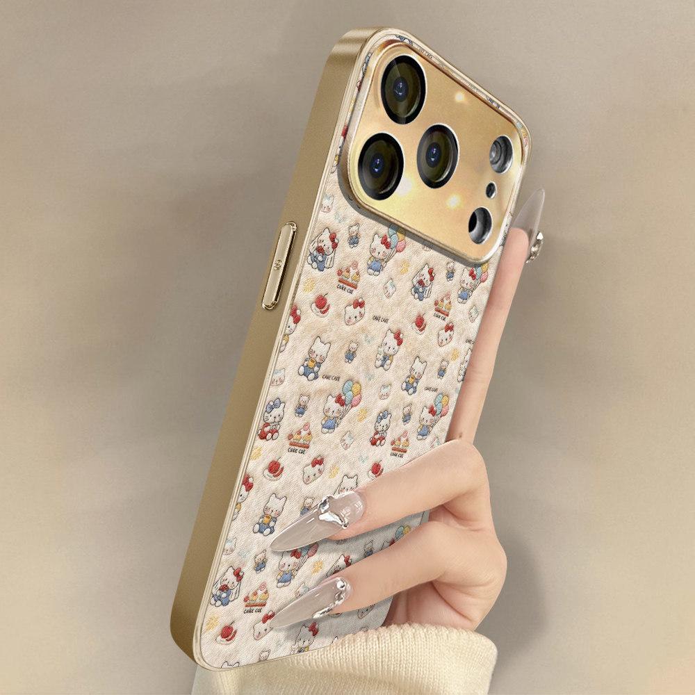 Lambskin Phone Case for Apple 17 and Previous Models (16 Pro, 15 Pro Max, 14, 13 Drop-Proof, 12) - Cute and Stylish Design