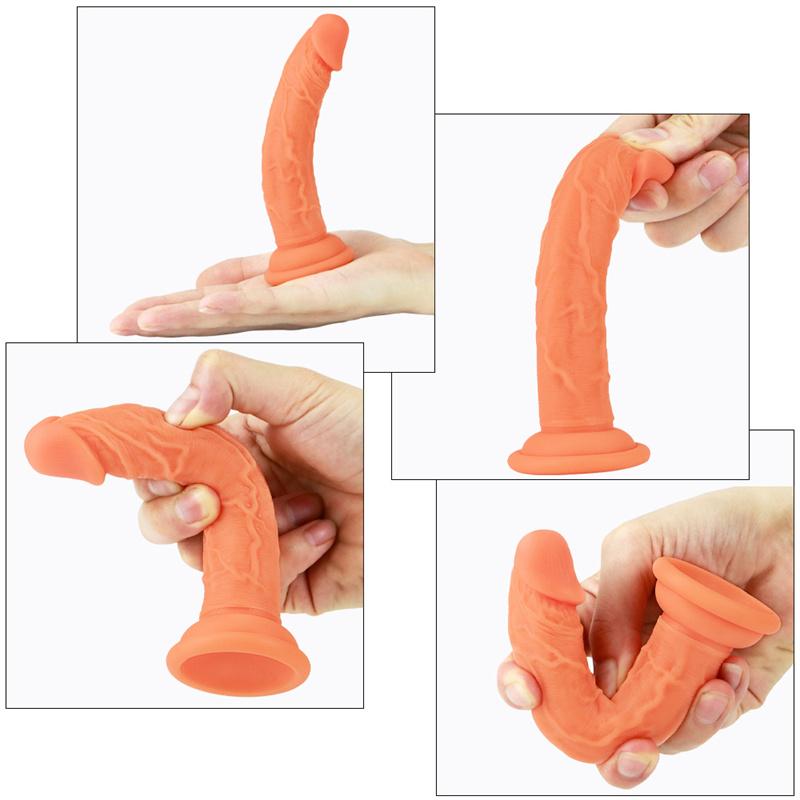 Simulare Penis Mic Penis Băț de Masaj Feminin Dispozitiv de Masturbare Moale Adult Erotic Produse Sexuale Împingere Manuală