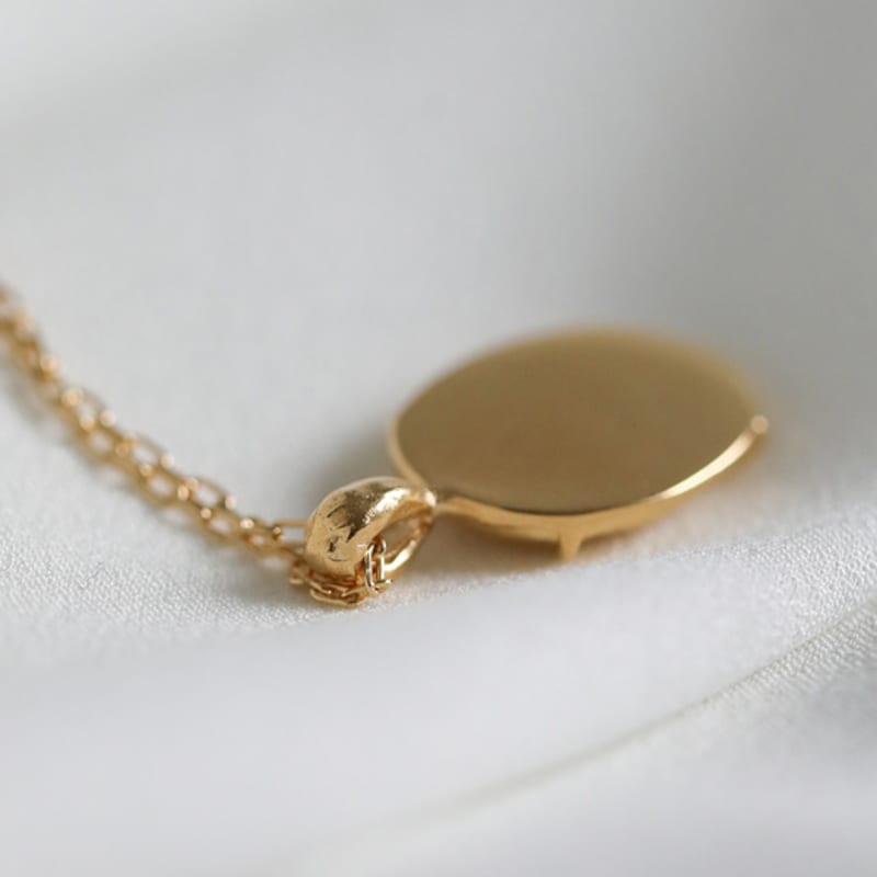 Goyu CABOCHON GOLD NECKLACE