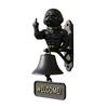 Middle Finger Muscle Dog Doorbell Vintage Puppy Welcome Door Bell Home Office Entrance Decorative Bell Pet Lover Gift