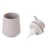 NITORI Decohome Ceramic Foaming Soap Dispenser WI02 Light Mocha 310ml Elegant Bathroom Hand Wash Pump