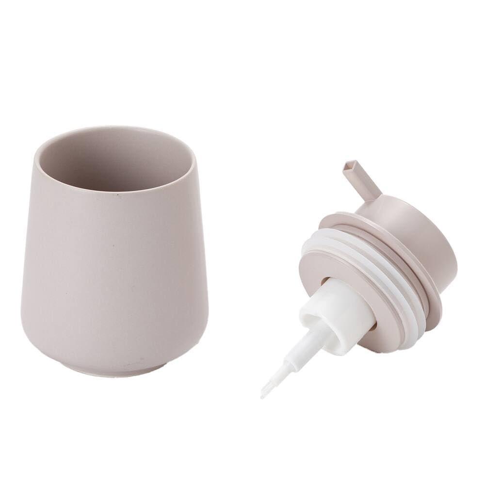 NITORI Decohome Ceramic Foaming Soap Dispenser WI02 Light Mocha 310ml Elegant Bathroom Hand Wash Pump