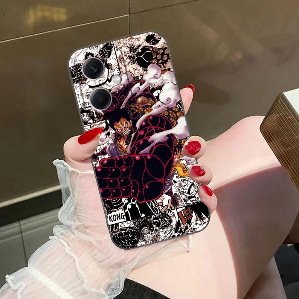 Anime One Piece Luffys Phone Case For Redmi Note 15 14 13 12 12S 11 11T 11S 10 9T 9 Pro Silicone Case Funda DIY Shell Capa Cover