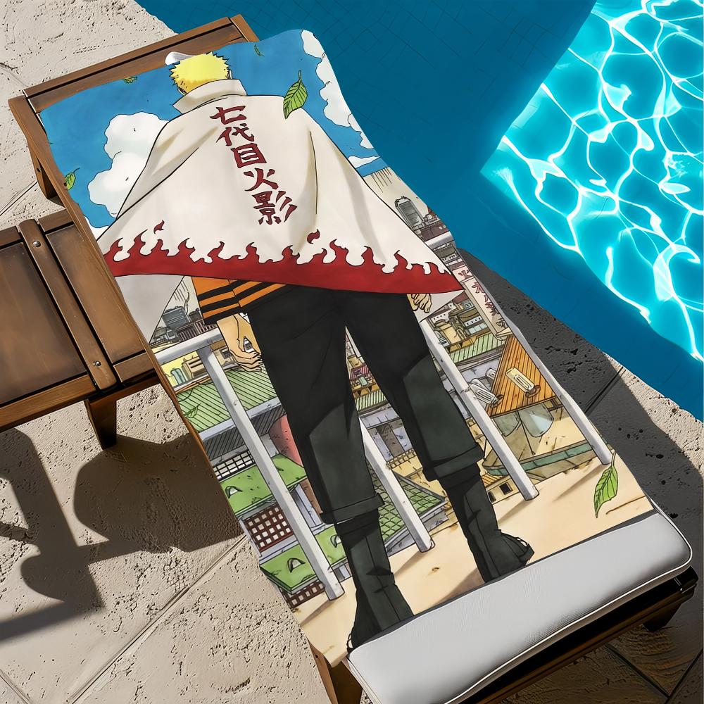 N-nARUT-oO Annime I-ltachi U-uchiha Towel Large Quick-Drying Microfiber Soft Beach Towel for Travel Fitness Sauna Bathing Campin