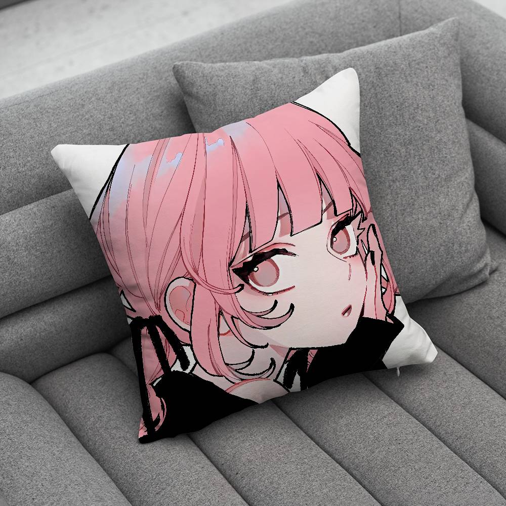 FFall in Love False OOtagi katsura Pillow Case For Home Bedroom Car Office Decoration Living Room Sofa Cushion Cover Suitable