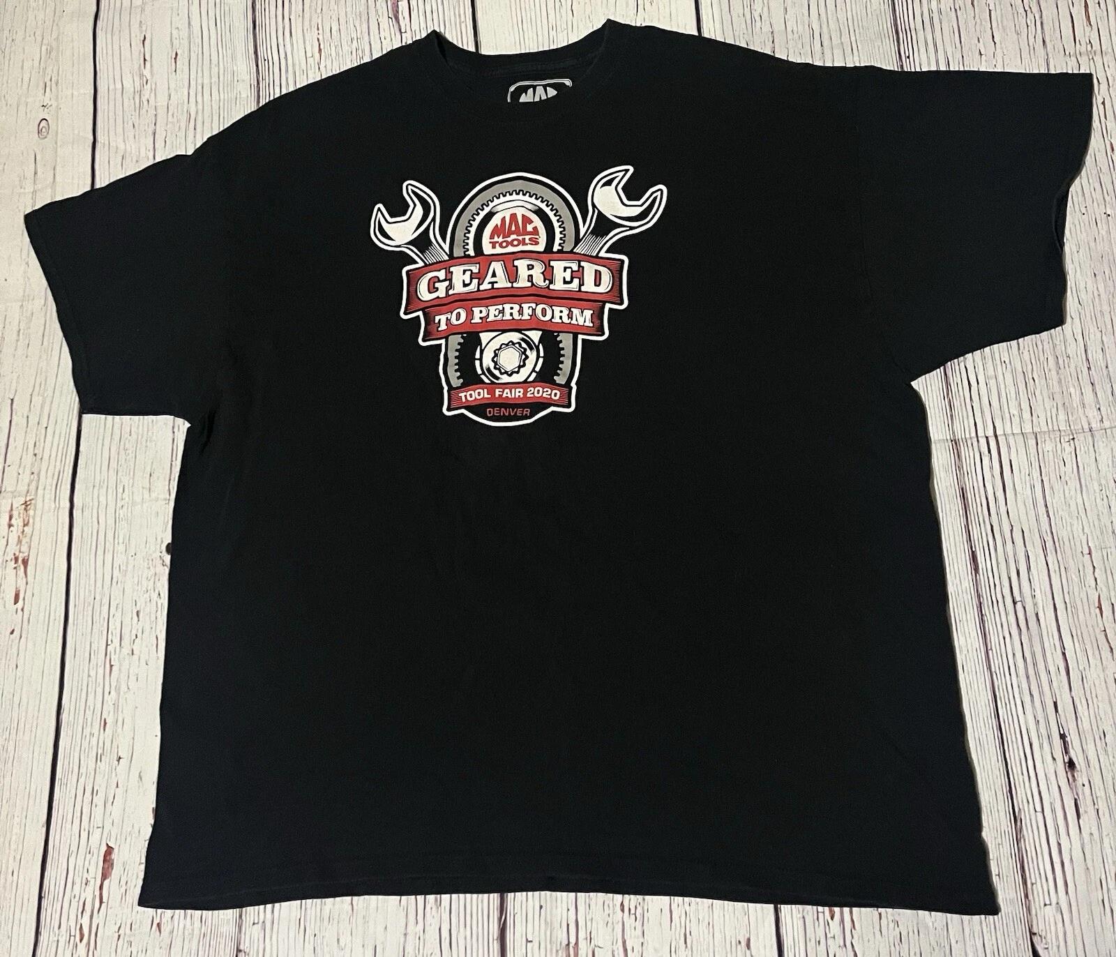 

Mac Tools Shirt Tool Fair 2020 Denver Geared To Perform Size 2XL Black S