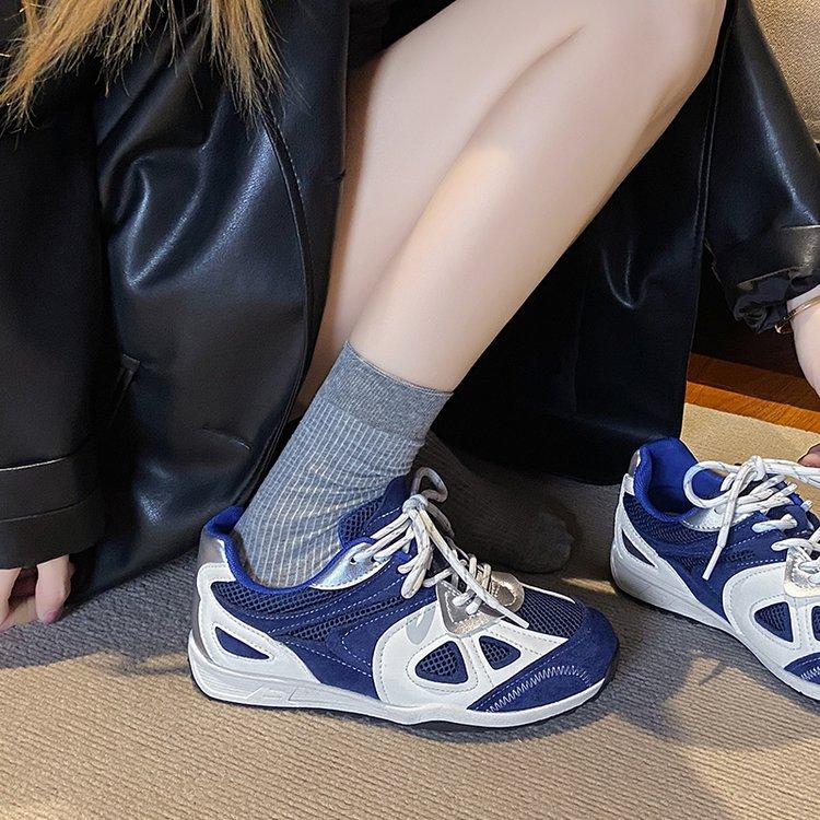 Inner height increase German training shoes women's 2025 autumn new versatile breathable small single shoes casual sports board shoes women