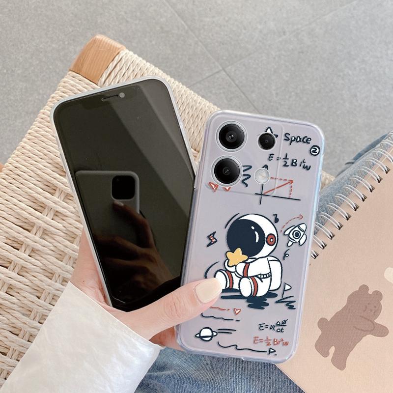 

Чехол Cosmic Planet для iPhone Samsung A55 M34 S24 Xiaomi Redmi 13 Pro 14C Huawei Honor 200, противоударный бампер для телефона TPU, устойчивый к царапинам, прозрачная задняя крышка Honor 200 Pro