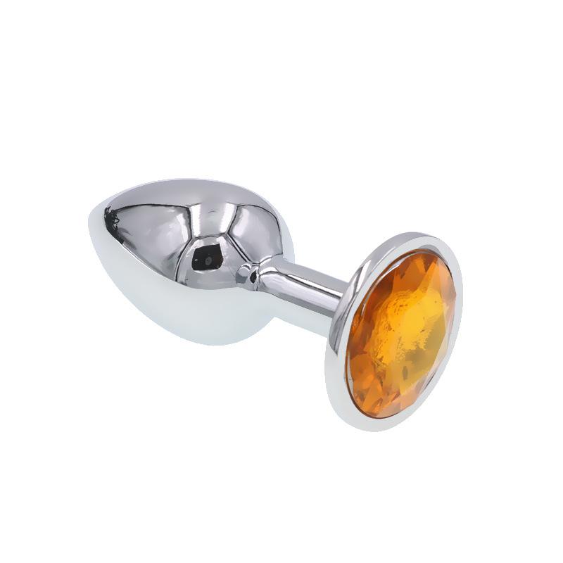 Large Metal Butt Plug Back Court Sex Toys Anal Dilatation Device Sex Tools Adult Toys Butt Plug Imitation Dust Bag Packaging