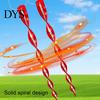 Anti Bird Rod 10Pcs Deterrent 360 Degree Rotation Garden Protection Vibrant Repellent Color Reflective Wind Spiral Tool for Orchard