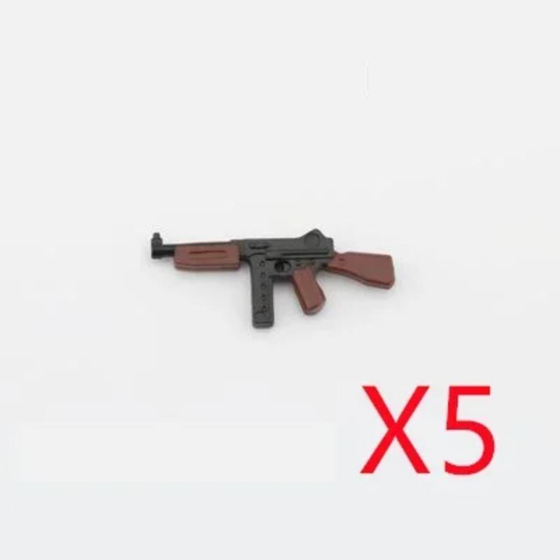 5 CM WWII Military Building Blocks American German Soviet Soldier Figures Weapons Accessories Guns Pistol Sniper Belt Mini Bricks MOC