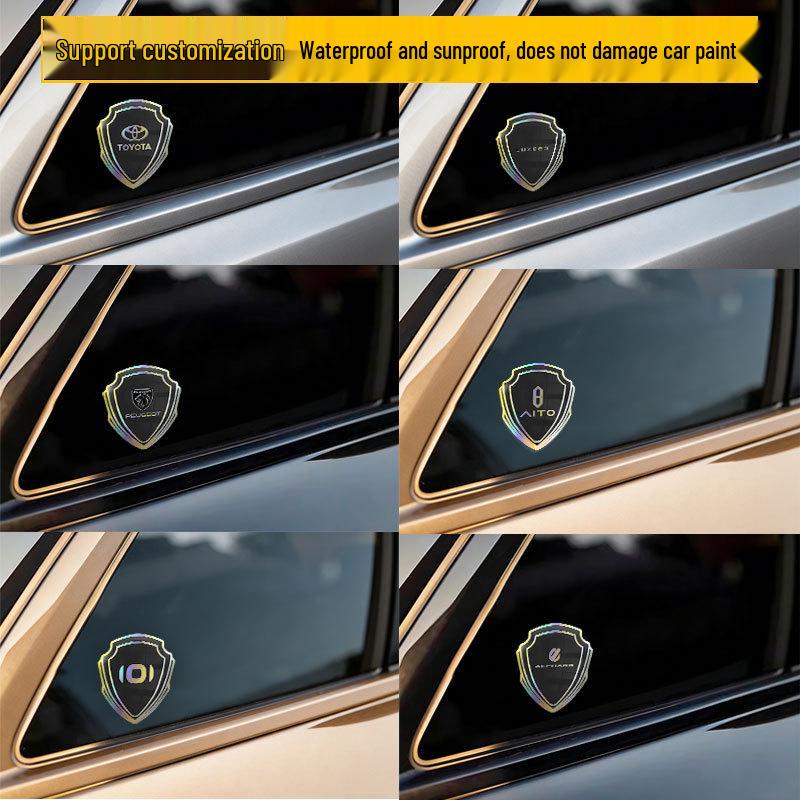 Geely Jiaji Xingyue L Extended Range Emgrand S Triangle Window Trunk Logo Car Sticker