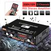 DC 12V AC 220V 90W LCD Display bluetooth FM Radio Car Home Remote Control Home Theater Amplifiers 2CH HIFI Audio Stereo Amplifier