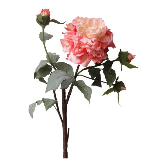 Artificial Flowers Bendable Stems Adjustable Luxury Peony Bouquet Realistic Silk Petals Home Decor for Living Room Dining Table Centerpiece