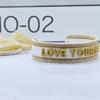 Tassel Embroidered Letters Bracelets Unique and Lucky Lovers Weaving Bracelet  Jewelry Gifts