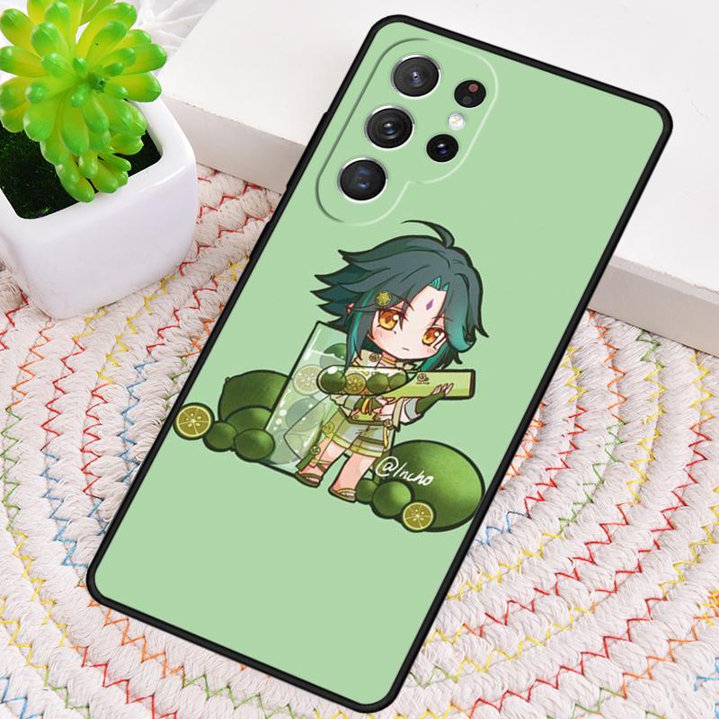 Genshin Impact Xiao Soft Silicone Phone Case For Samsung Galaxy Note 10 Pro S26 S25 S24 S23 S22 S21 Plus S25Ultra Capa Cover