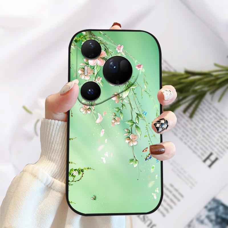 Phone Case For Huawei Pura 80 Ultra Pretty Stylish Painting Soft TPU Silicone Shockproof Cover For Huawei Pura80Ultra Fundas