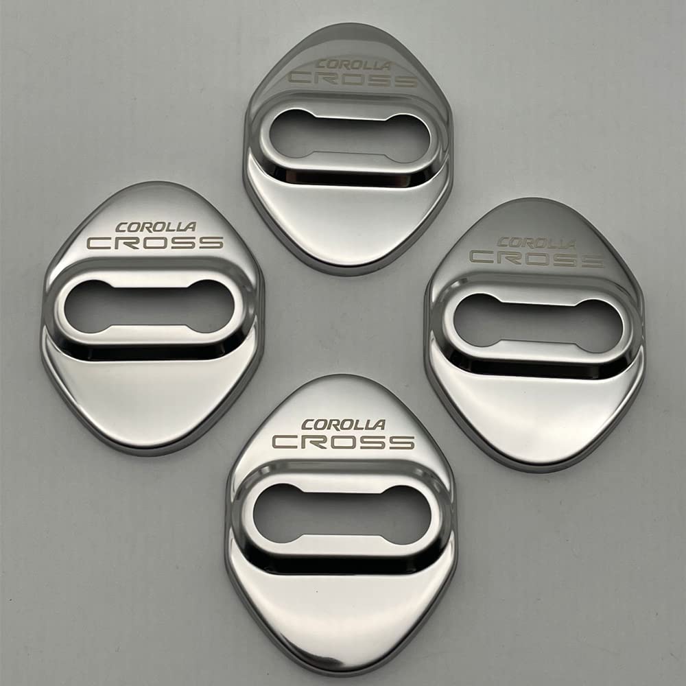 MEKOMEKO CRS-MSGY1 Toyota Corolla Cross Dedicated Striker Cover, Door Lock Cover, Plating, Accessories, Interior