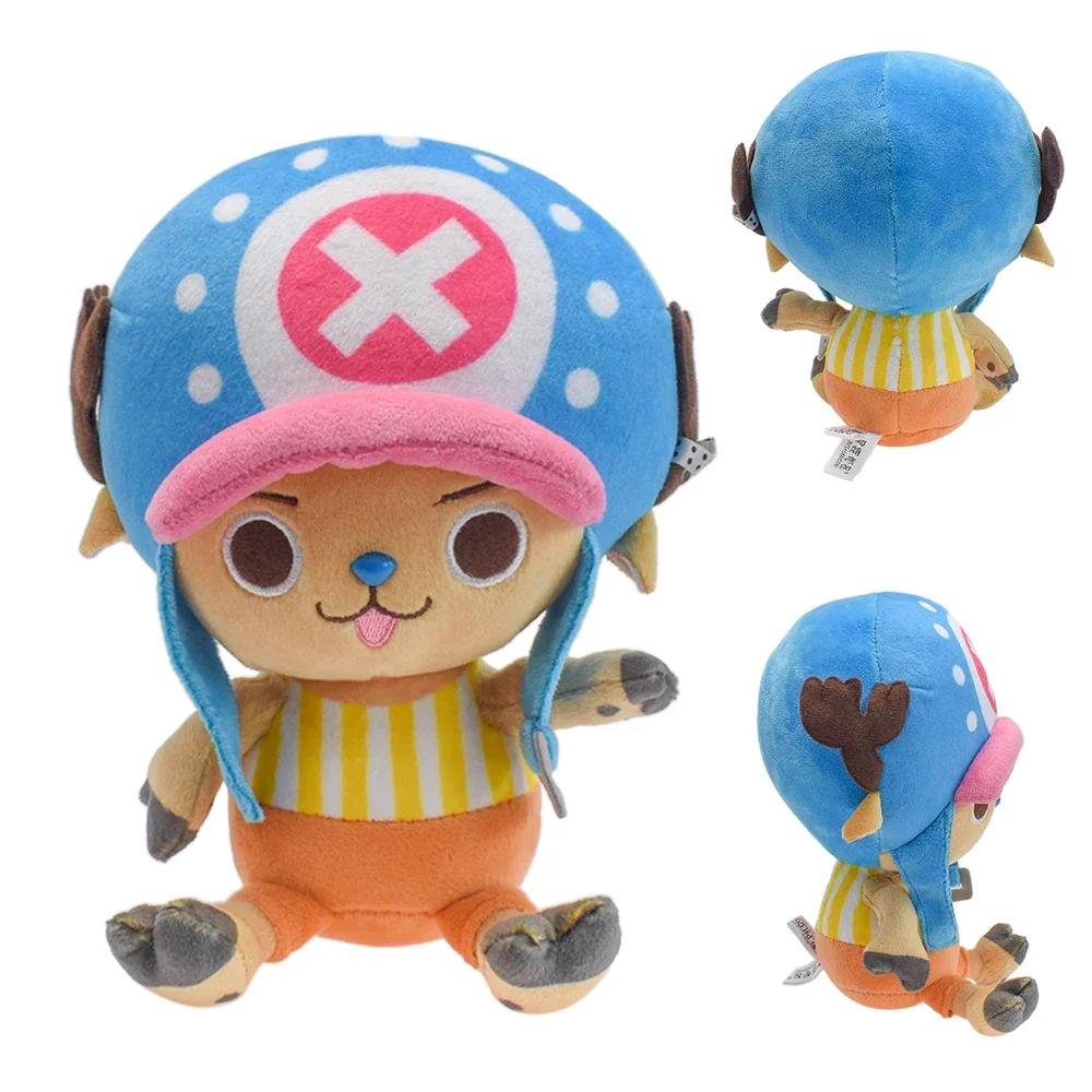One Piece Original Plush Toy Luffy Chopper Ace Roronoa Zoro Cartoon  Anime Cute 8 Inch Stuffed Doll for Kids Xmas Gifts 20CM