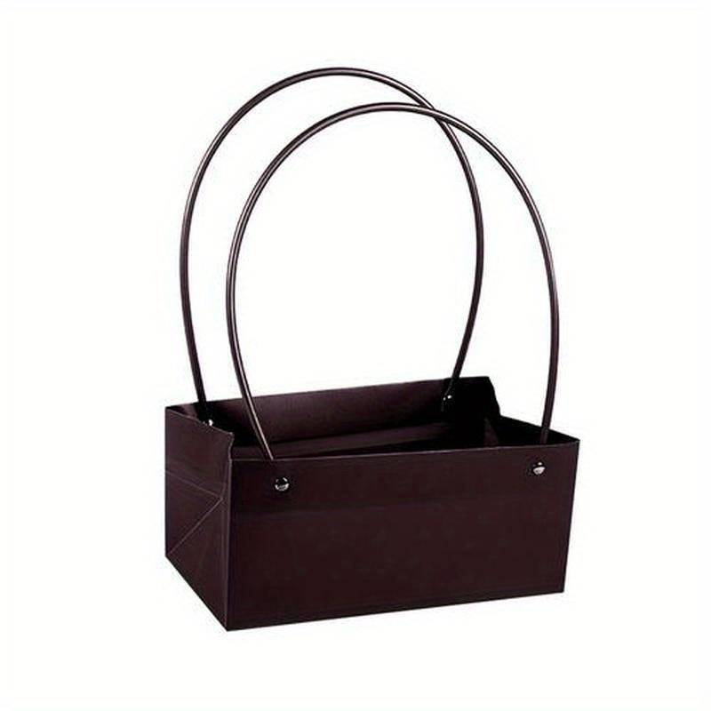 1PCS Flower Paper Boxes Bucket Florist Gift 22x11x10cm Home Decoration Party Birthday Decor Supplies Paper Bags for Gifts