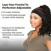 3PCS Edge Melt Band With Ear Protector For Lace Wigs Elastic Band With Logo Personalized For Laying Lace Edge Hair Band