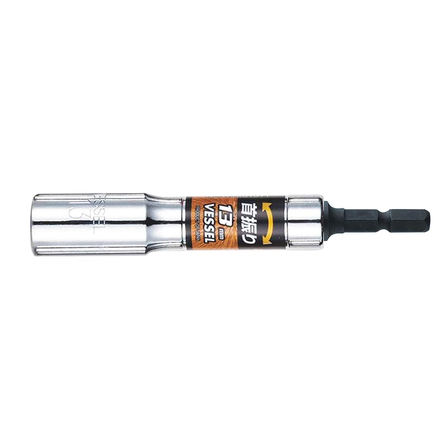 

VESSEL Swivel Universal WA201311 Socket, 13mm, 12-Point, Type,