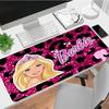 Barbie Leopard Xl Gaming Mouse Pad Nonslip Rubber Base Stitched Edge Waterproof Desk Mat For Pc Laptop Gamer Office Computer Accessories C92739