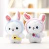 Plush Dog Toy Keychain For Girls Cute Animal Bag Charm With Polyester Filling