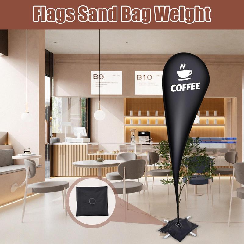 Flag Sand Bag 3 Pieces Flagpole Accessories Flag Pole Weight Bags For Business Owners Garden Event School Golf Courses