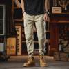 Summer New Retro Overalls Men's Trousers Loose Casual Versatile Trendy Brand Multi-pocket Leggings