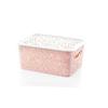 Hollow Desktop Underwear Storage Box with Lid - Plastic Drawer Organizer for Bras & Underwear