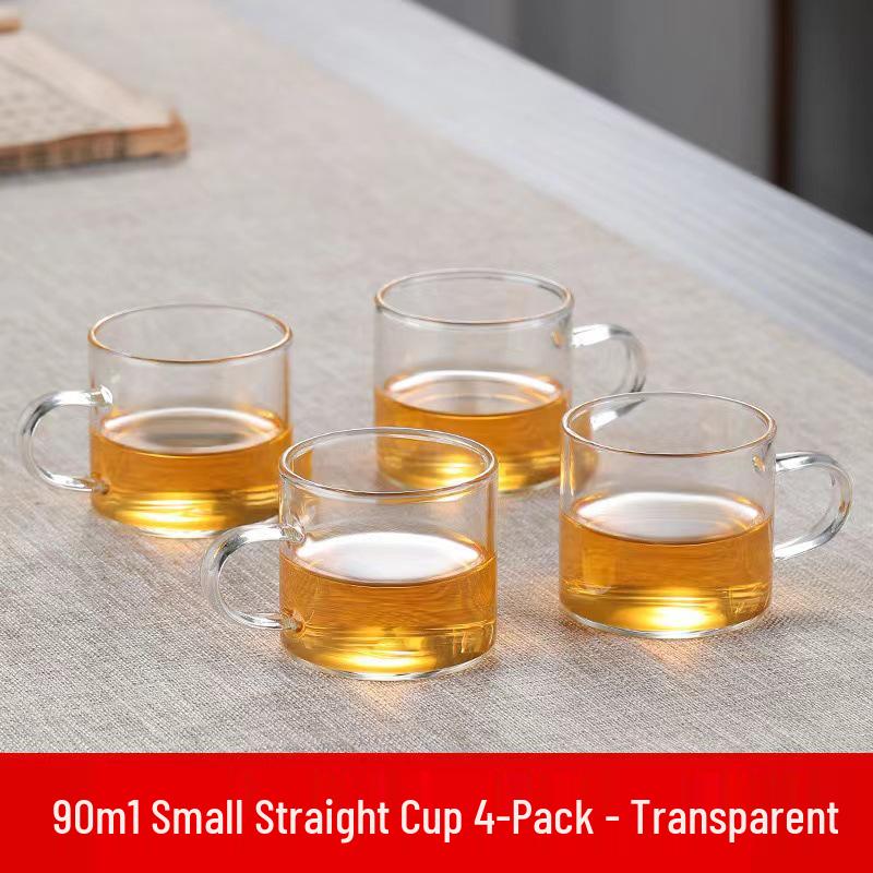 360° Otočná Skleněná Konvička Odolná Vysokým Teplotám pro Elektrické Keramické Sporáky - Styl Kung Fu Čaje