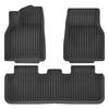 LUCKEASY Floor Mats for New Tesla Model Y 5seats Launch 2025+ Juniper TPE Cargo Liner Trunk Mats Backrest Pad Protection Black