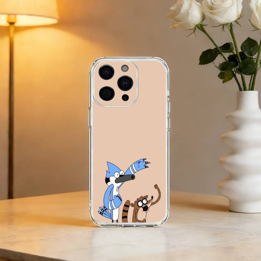 chill slacker mordecai Phone Case For iPhone 17 16 15 14 13 12 11 Mini Pro Max Plus Transparent Cover iPhone14Pro