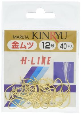 Kinryu H-Line Goldfish Hook with Header, Size 12, Value Pack