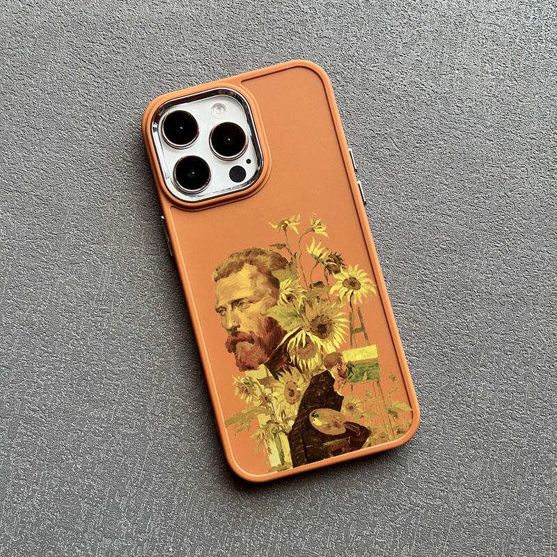 Art Painting Silicone Phone Cases For iPhone 11 12 13 14 15 Pro Max X XS XR 7 8 Plus SE 2020 15 14 Plus Shockproof Case Cover