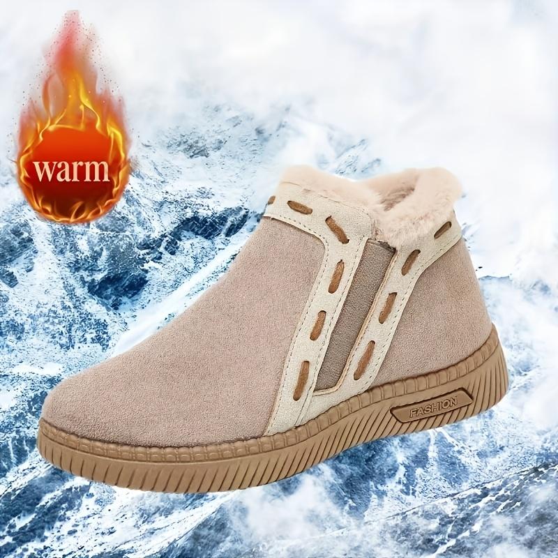 Women's Winter Fashion Ankle Boots Thick Sole Comfortable Women Shoes
